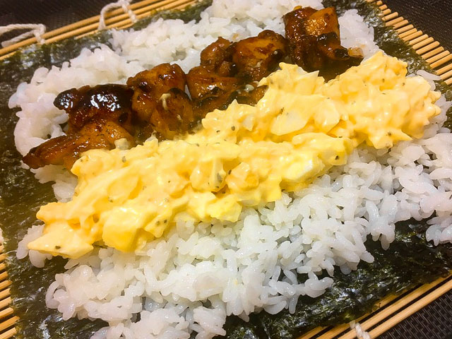 鶏肉は小さめが巻きやすい&食べやすいです。