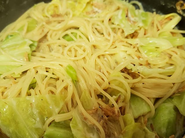 濃厚なソースが絡んだ、絶品パスタの出来上がり!!