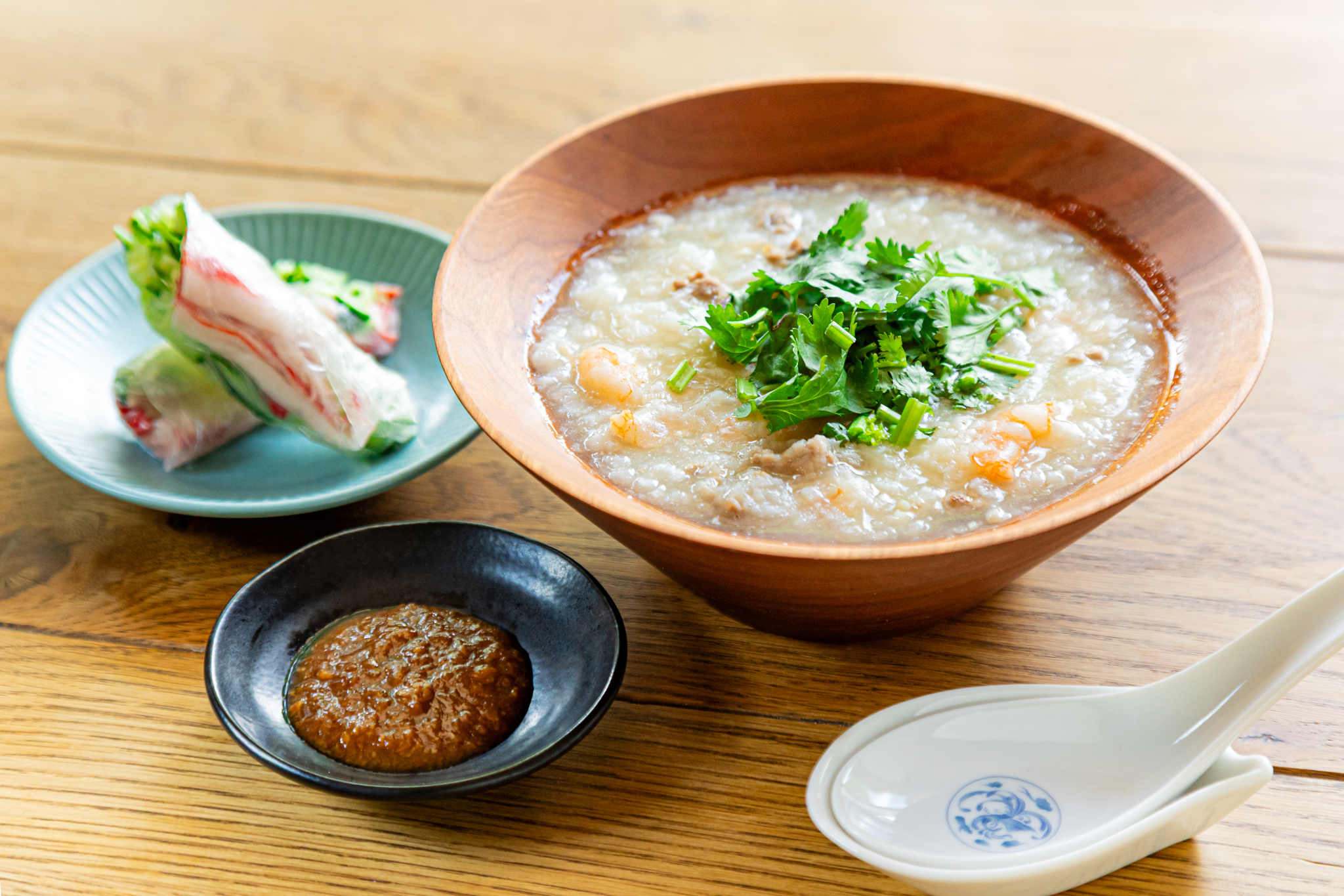 長芋のベトナム風スープ/きゅうりとかにかまの生春巻き メインビジュアル